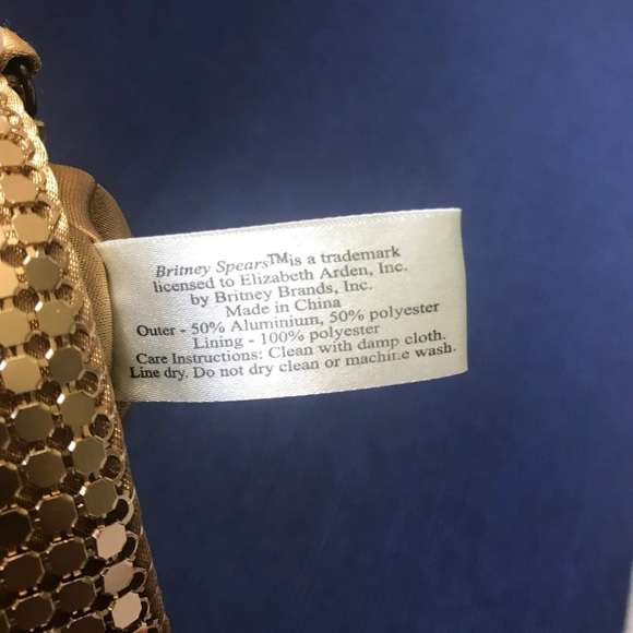 Gold Elizabeth Arden Clutch - Picture 5 of 6